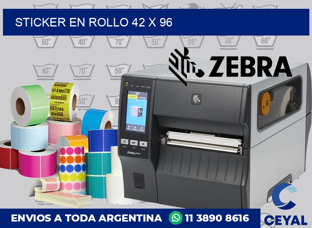 sticker en rollo 42 x 96