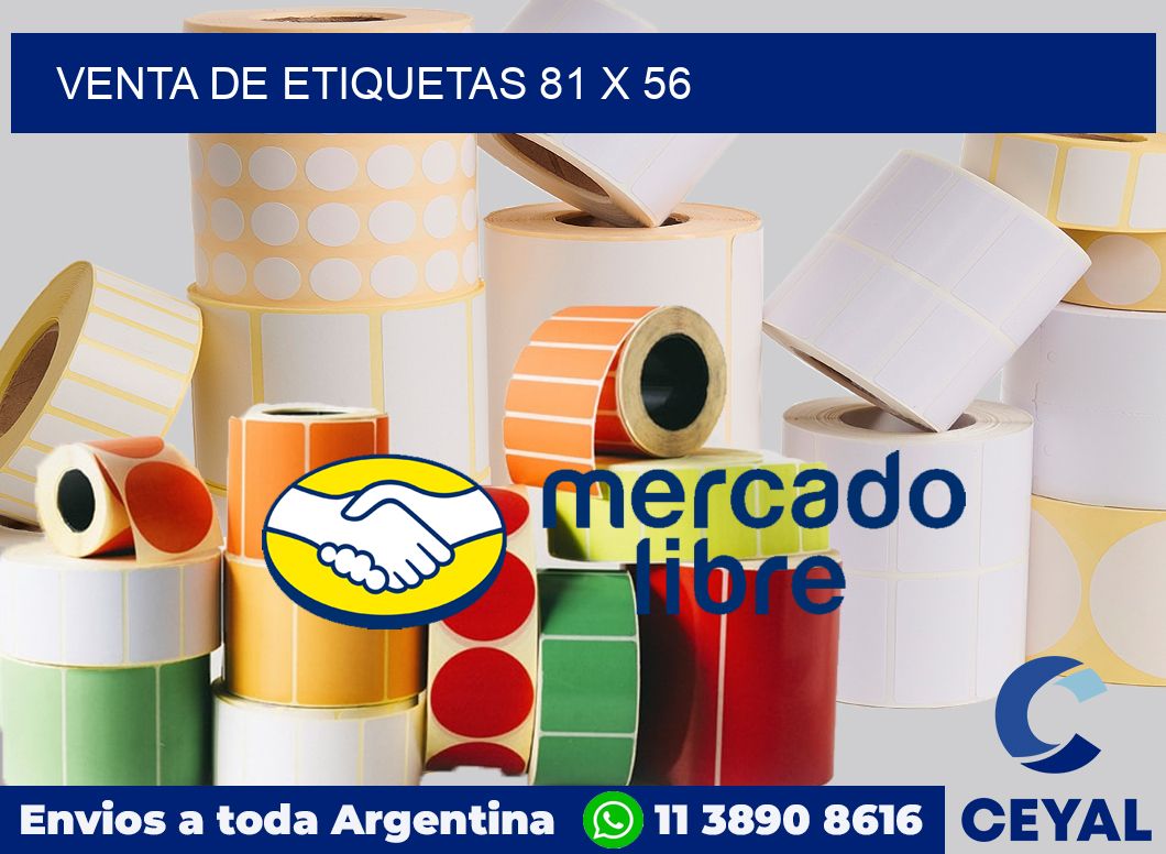 venta de etiquetas 81 x 56