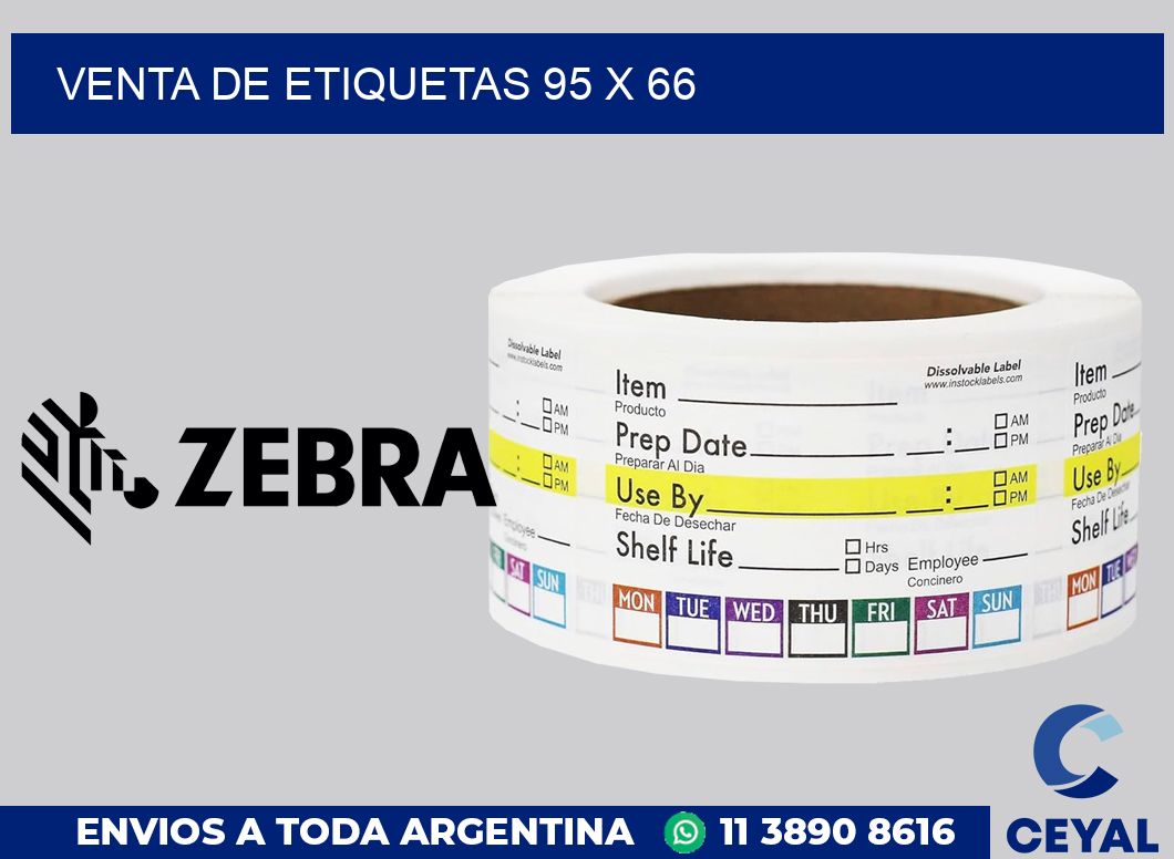 venta de etiquetas 95 x 66