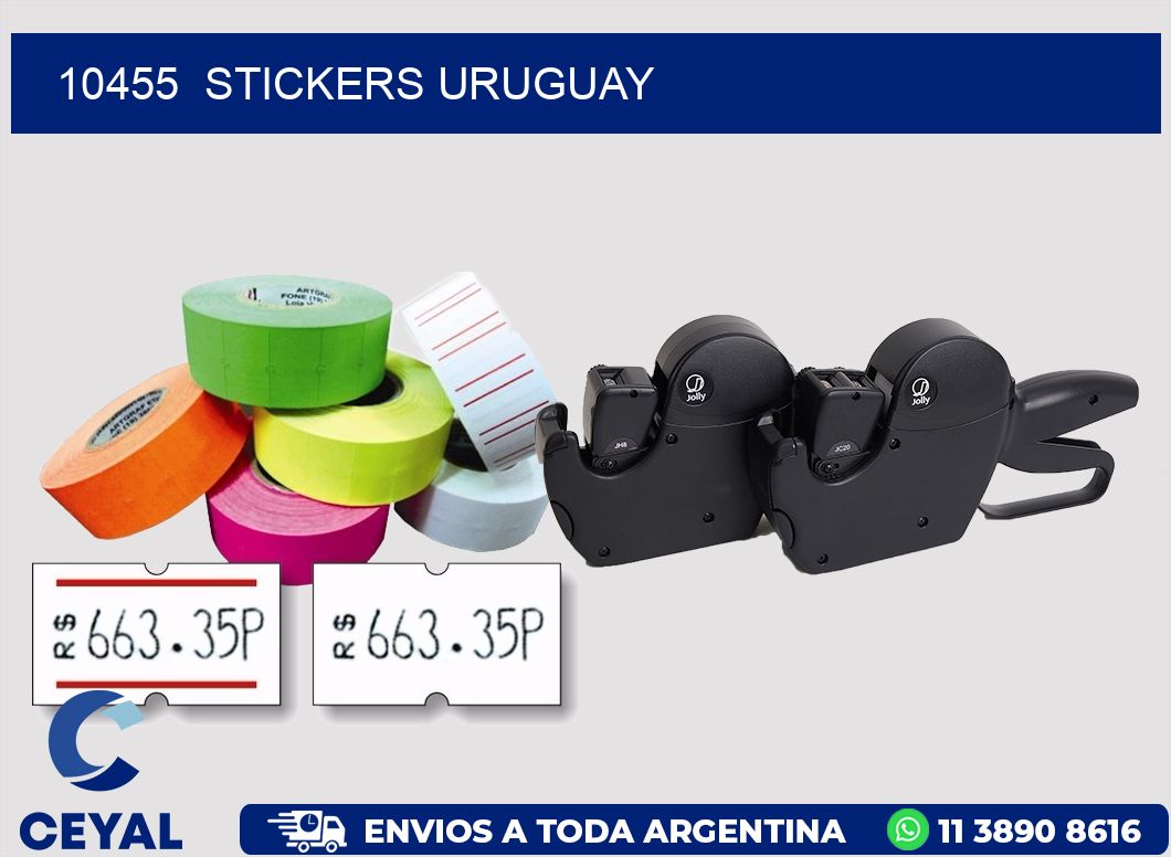 10455  STICKERS URUGUAY