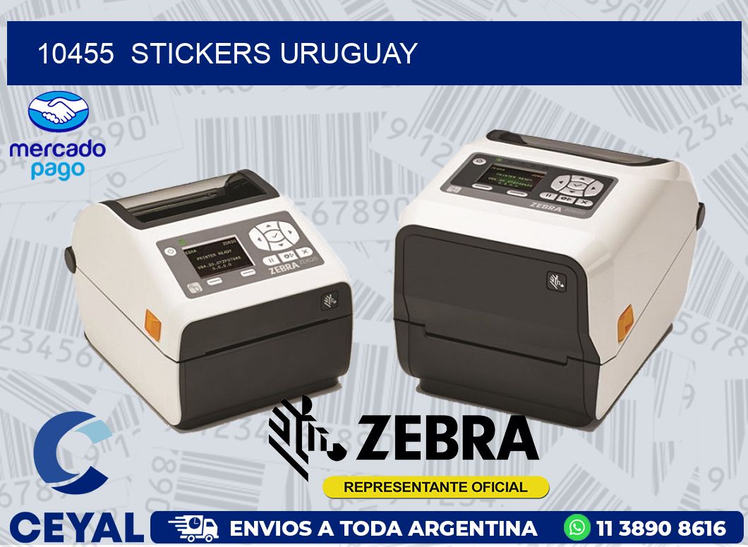 10455  STICKERS URUGUAY
