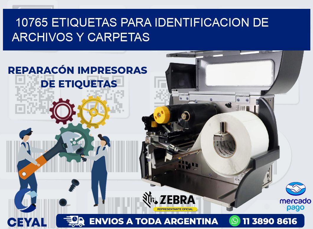 10765 ETIQUETAS PARA IDENTIFICACION DE ARCHIVOS Y CARPETAS
