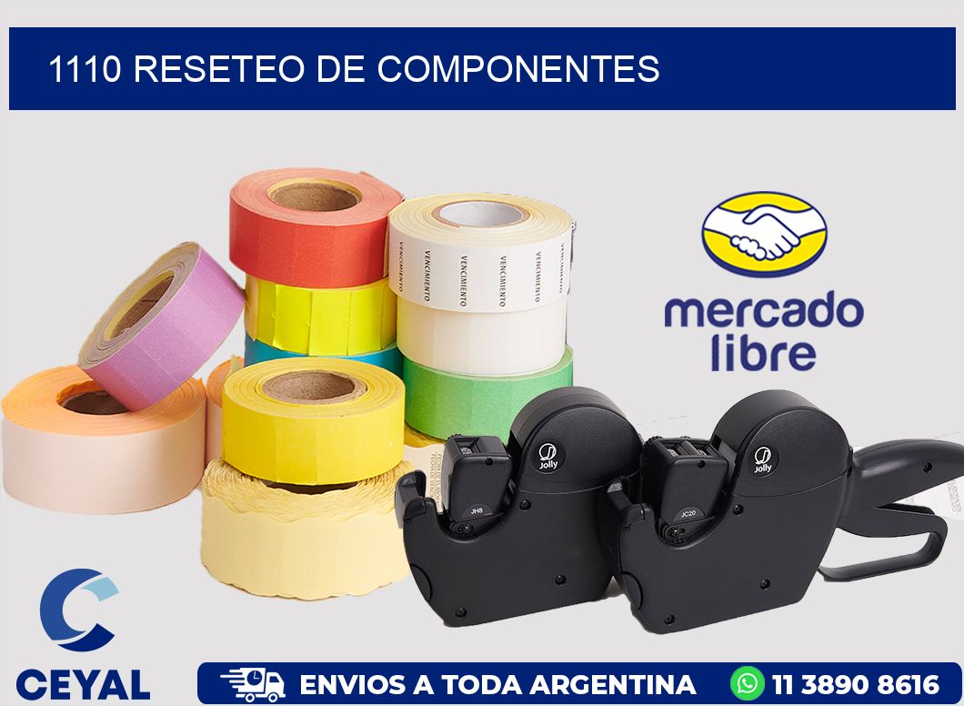 1110 RESETEO DE COMPONENTES