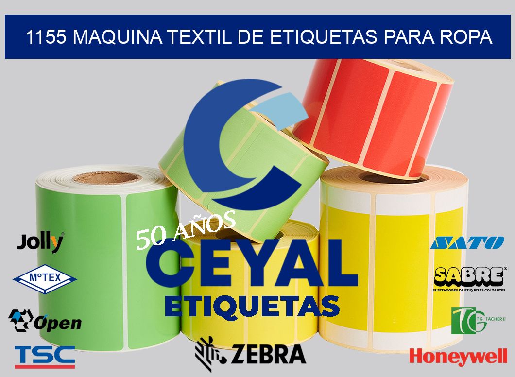 1155 MAQUINA TEXTIL DE ETIQUETAS PARA ROPA