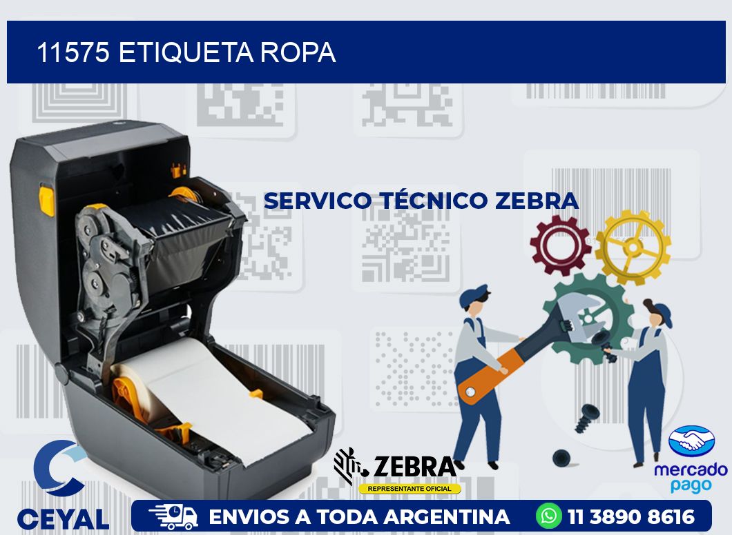 11575 ETIQUETA ROPA