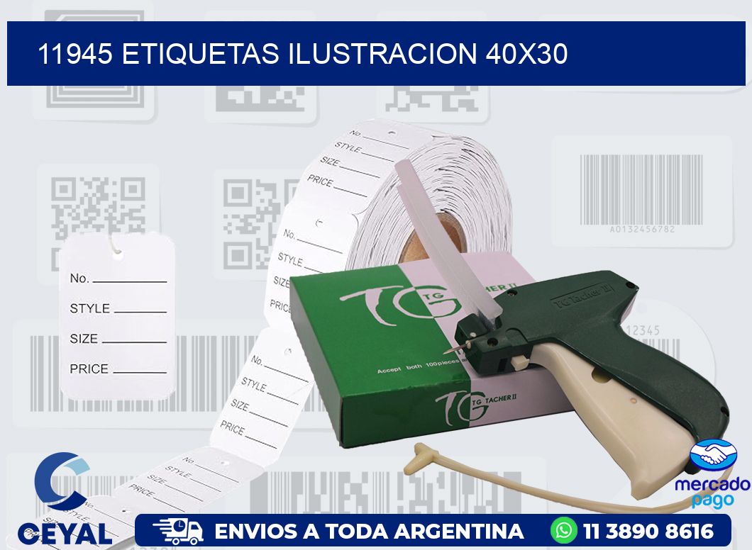 11945 ETIQUETAS ILUSTRACION 40X30