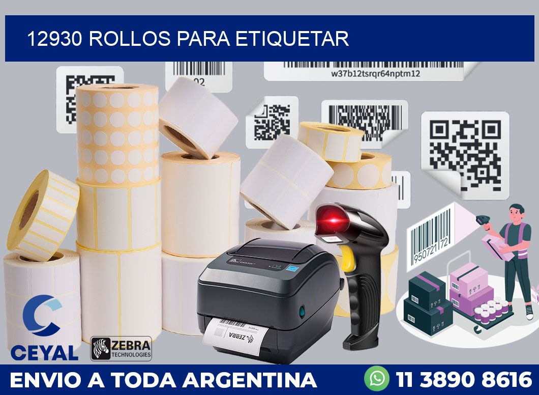12930 ROLLOS PARA ETIQUETAR