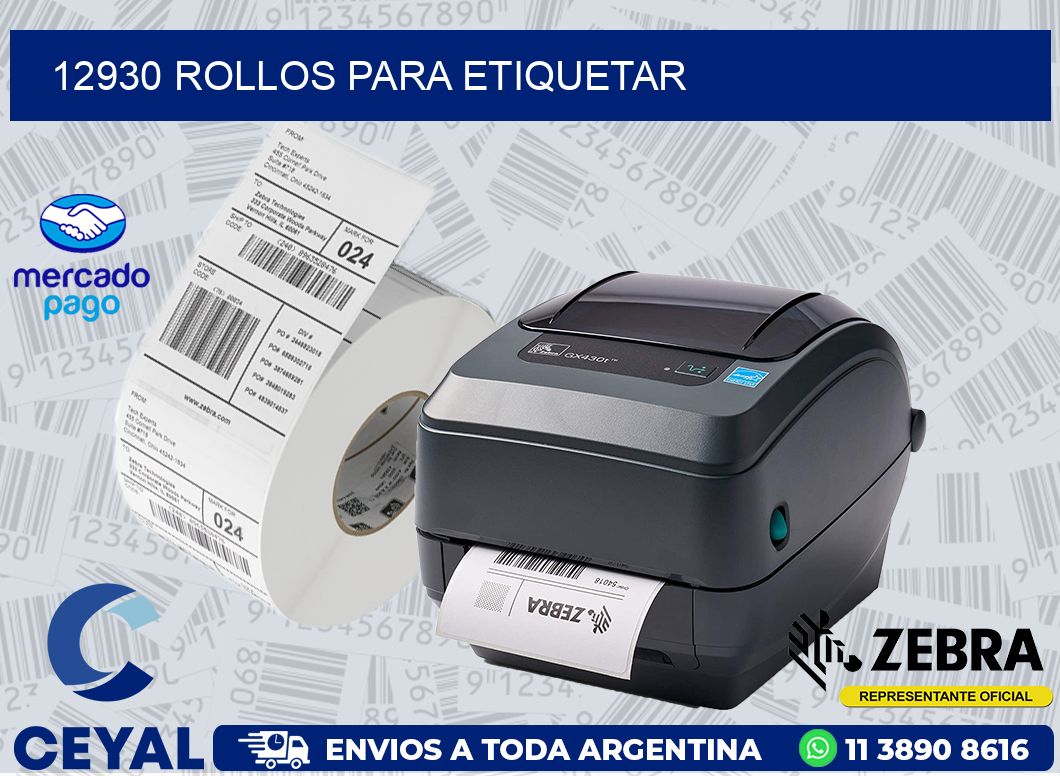 12930 ROLLOS PARA ETIQUETAR