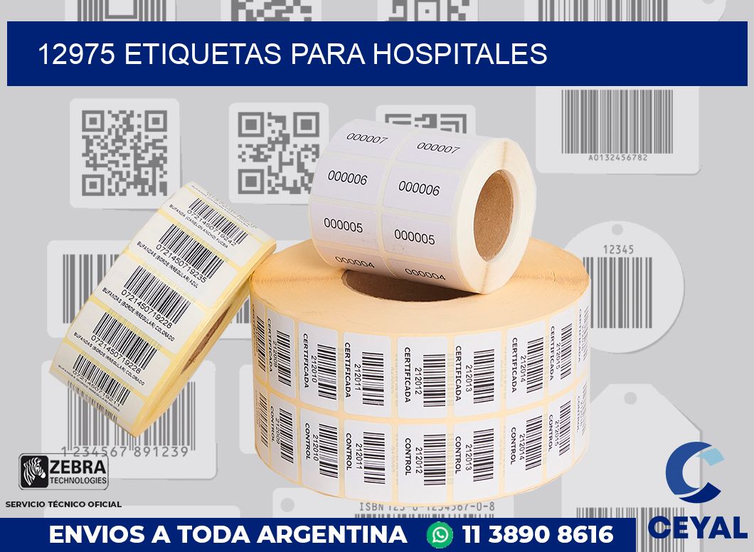 12975 ETIQUETAS PARA HOSPITALES