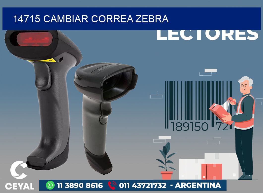 14715 CAMBIAR CORREA ZEBRA