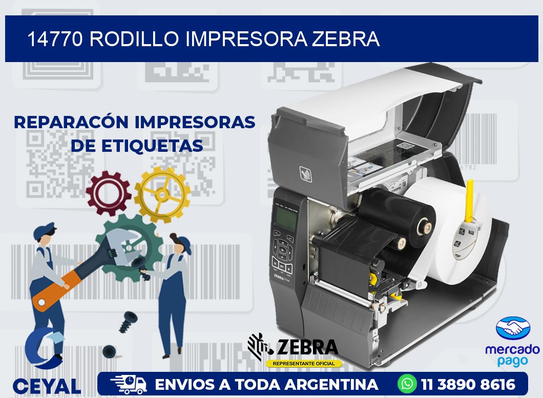 14770 RODILLO IMPRESORA ZEBRA