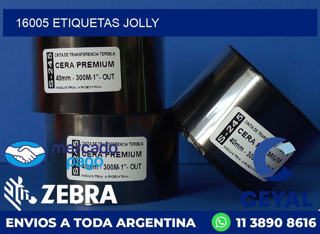 16005 ETIQUETAS JOLLY