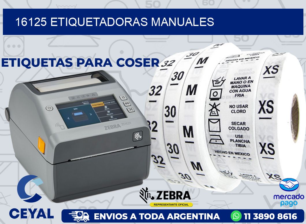 16125 ETIQUETADORAS MANUALES