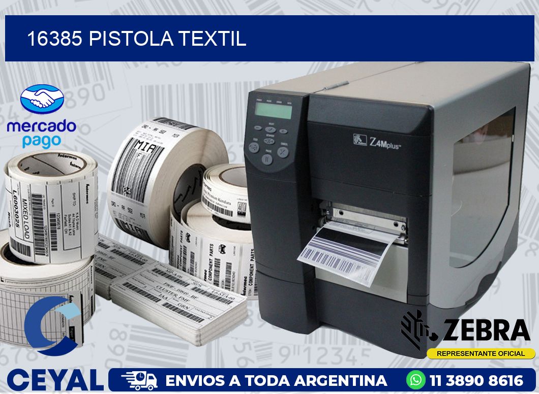 16385 PISTOLA TEXTIL