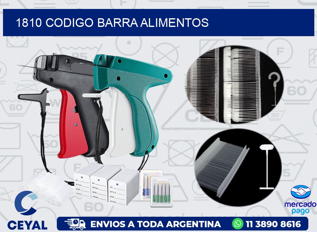 1810 CODIGO BARRA ALIMENTOS