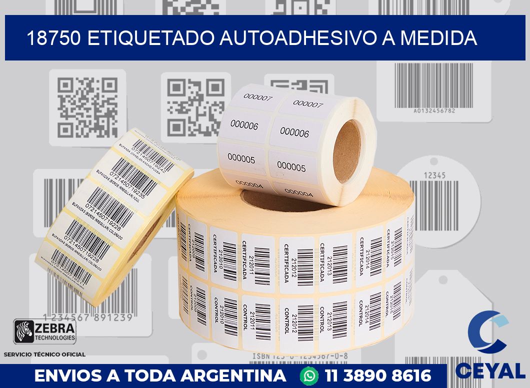 18750 ETIQUETADO AUTOADHESIVO A MEDIDA