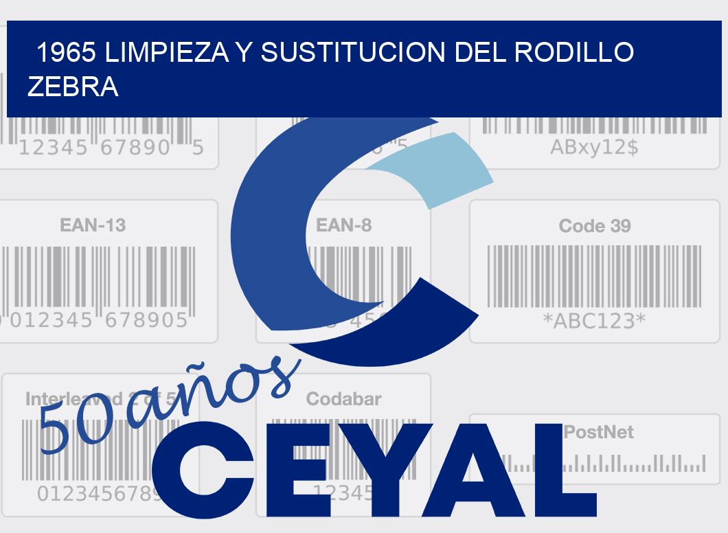 1965 LIMPIEZA Y SUSTITUCION DEL RODILLO ZEBRA