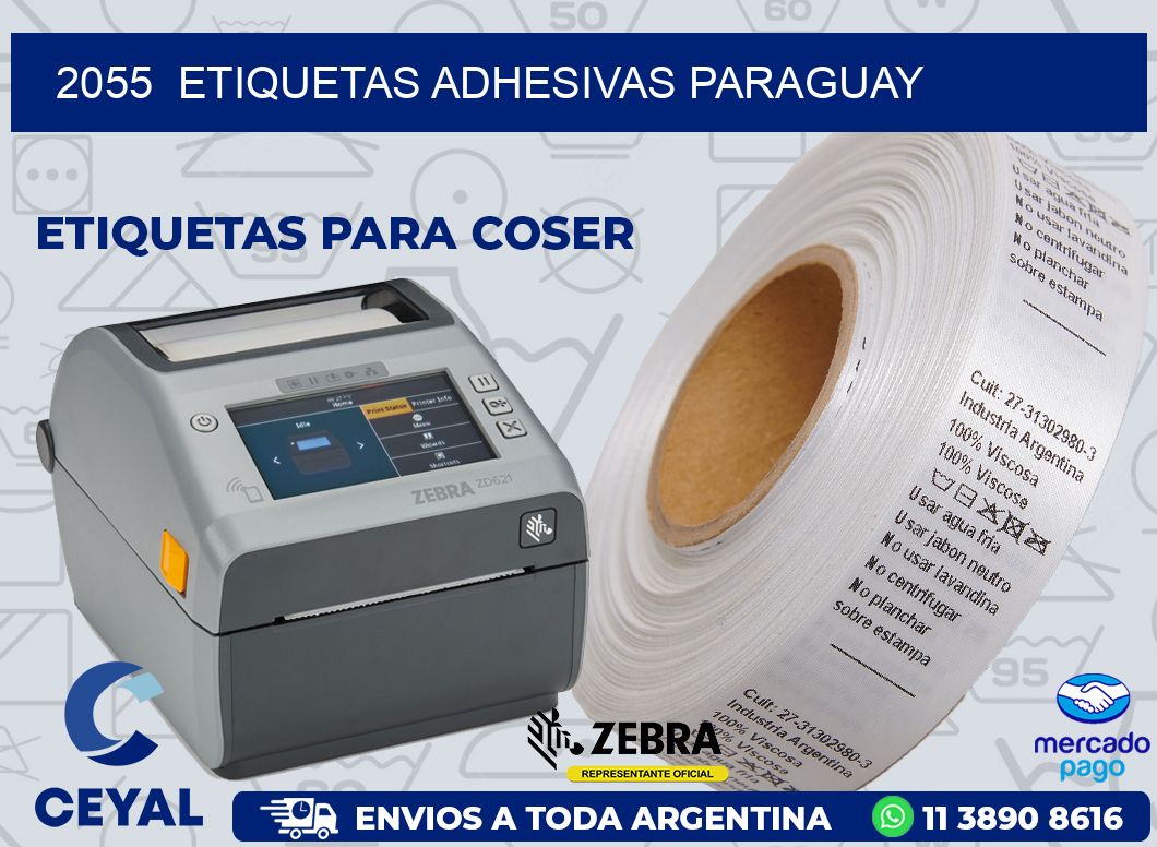 2055  ETIQUETAS ADHESIVAS PARAGUAY