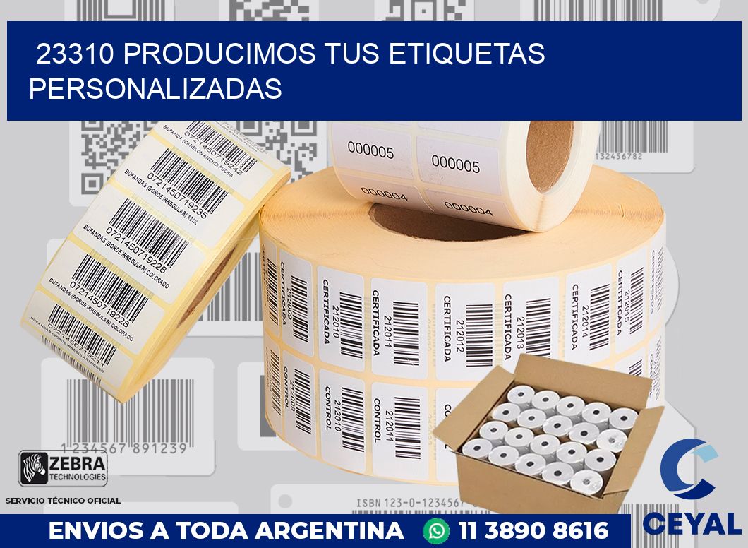 23310 PRODUCIMOS TUS ETIQUETAS PERSONALIZADAS