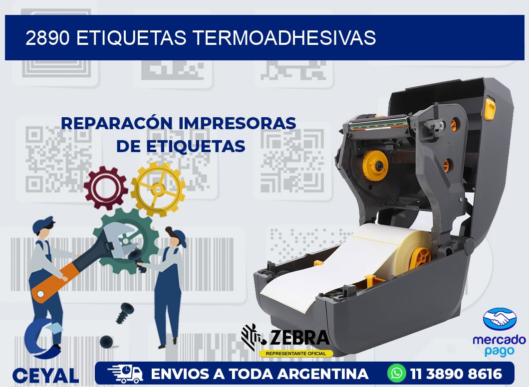 2890 ETIQUETAS TERMOADHESIVAS