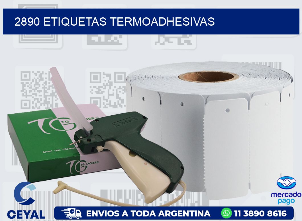 2890 ETIQUETAS TERMOADHESIVAS