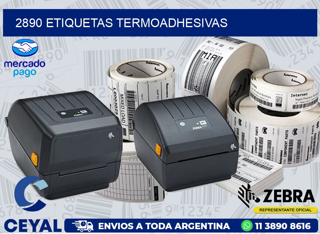 2890 ETIQUETAS TERMOADHESIVAS