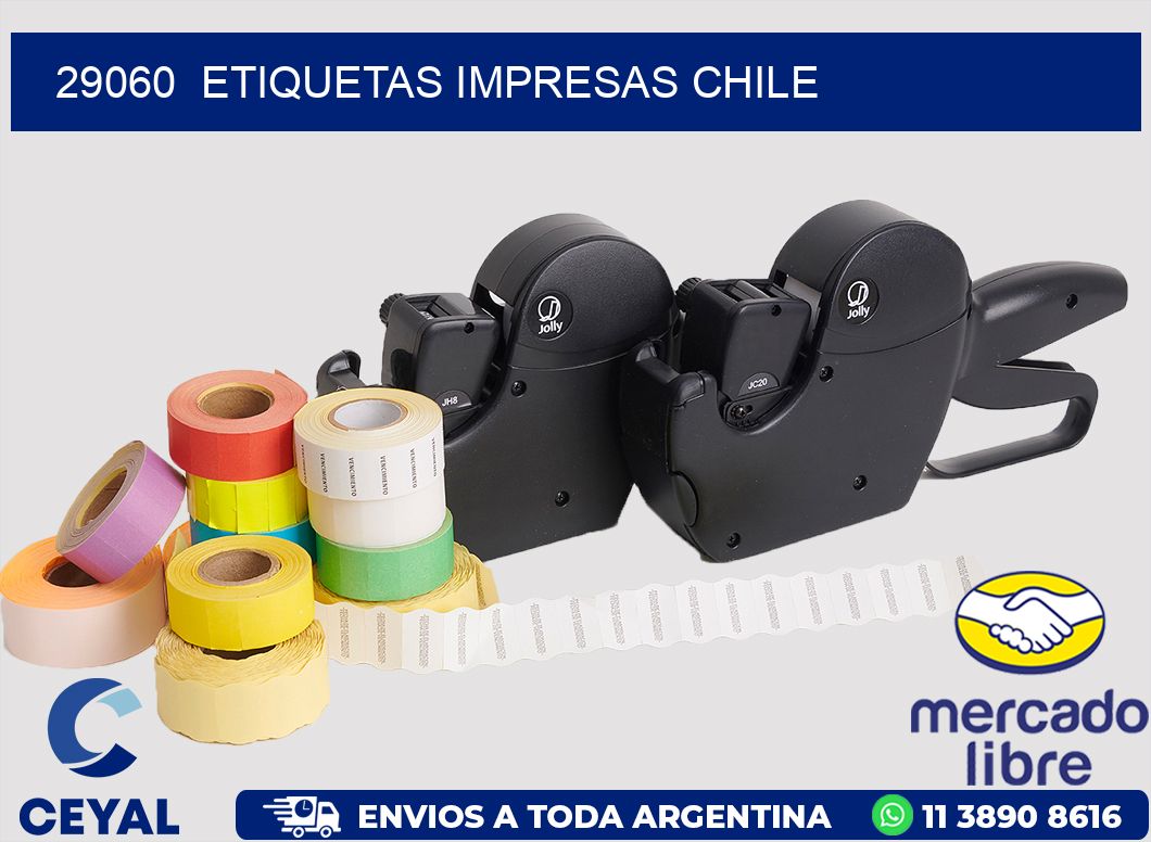 29060  ETIQUETAS IMPRESAS CHILE