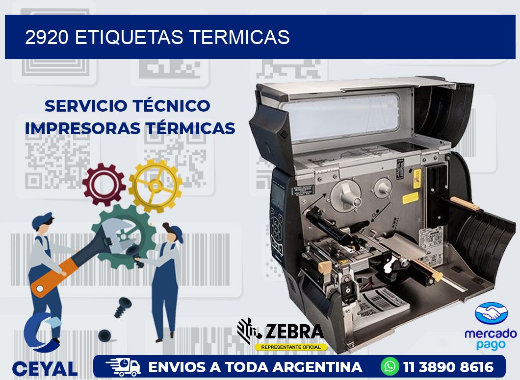 2920 ETIQUETAS TERMICAS