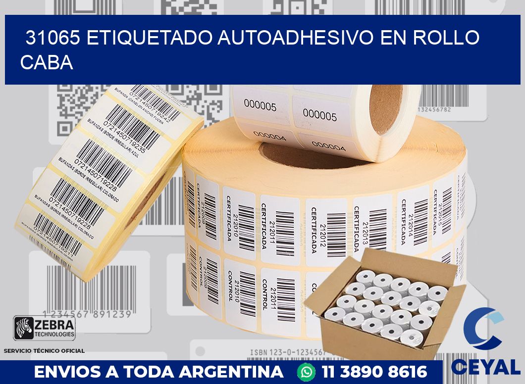 31065 ETIQUETADO AUTOADHESIVO EN ROLLO CABA