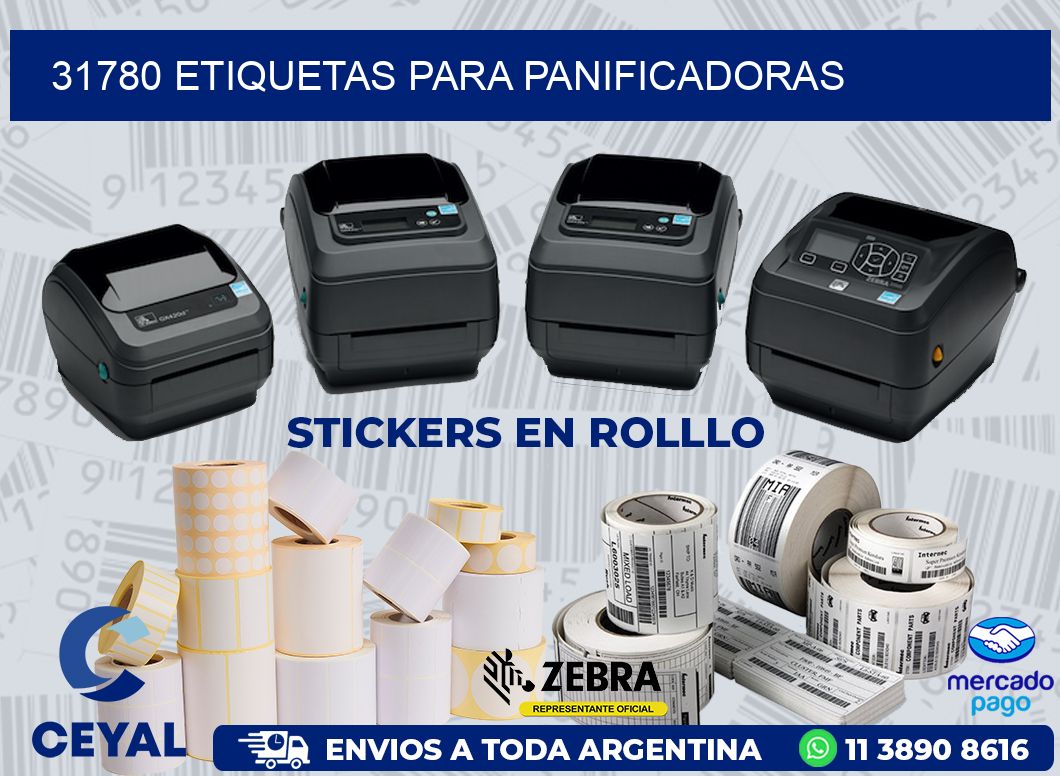 31780 ETIQUETAS PARA PANIFICADORAS