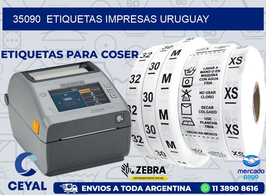 35090  ETIQUETAS IMPRESAS URUGUAY