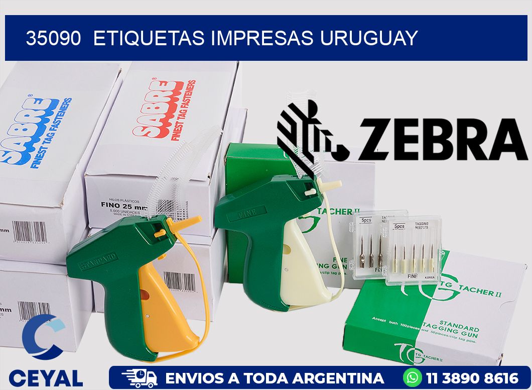 35090  ETIQUETAS IMPRESAS URUGUAY