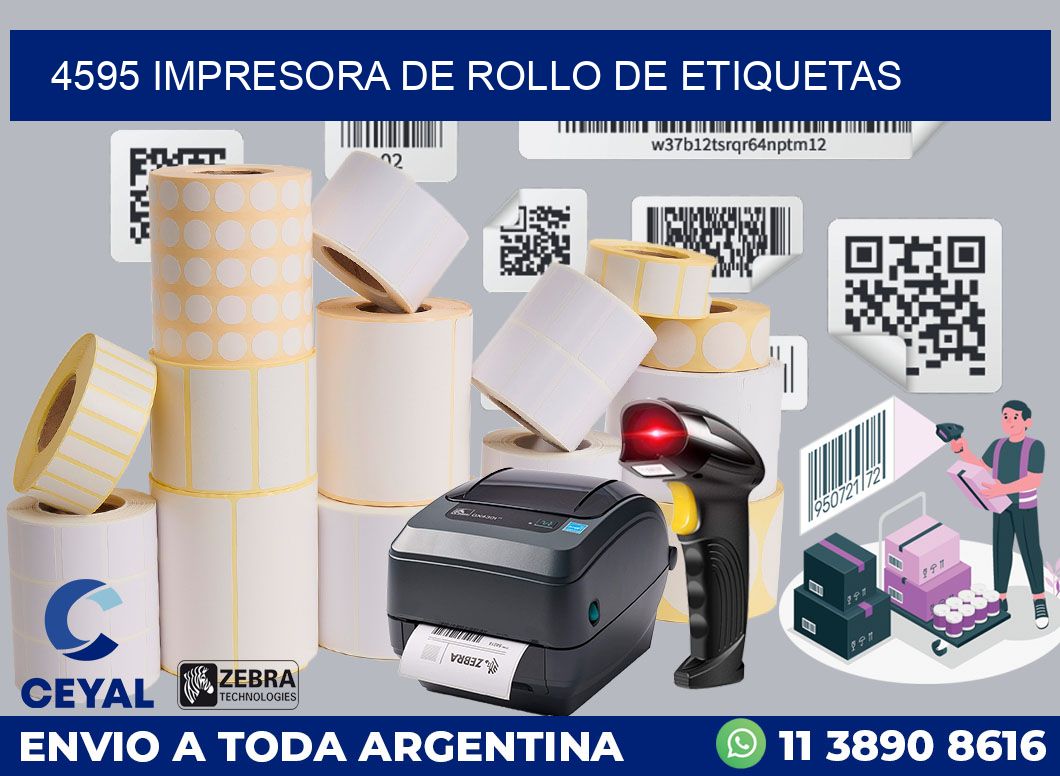 4595 IMPRESORA DE ROLLO DE ETIQUETAS