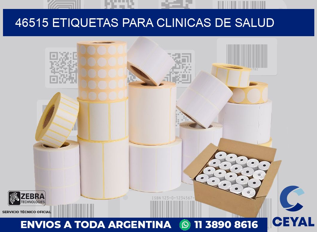 46515 ETIQUETAS PARA CLINICAS DE SALUD