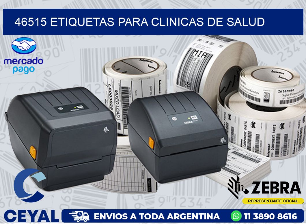 46515 ETIQUETAS PARA CLINICAS DE SALUD