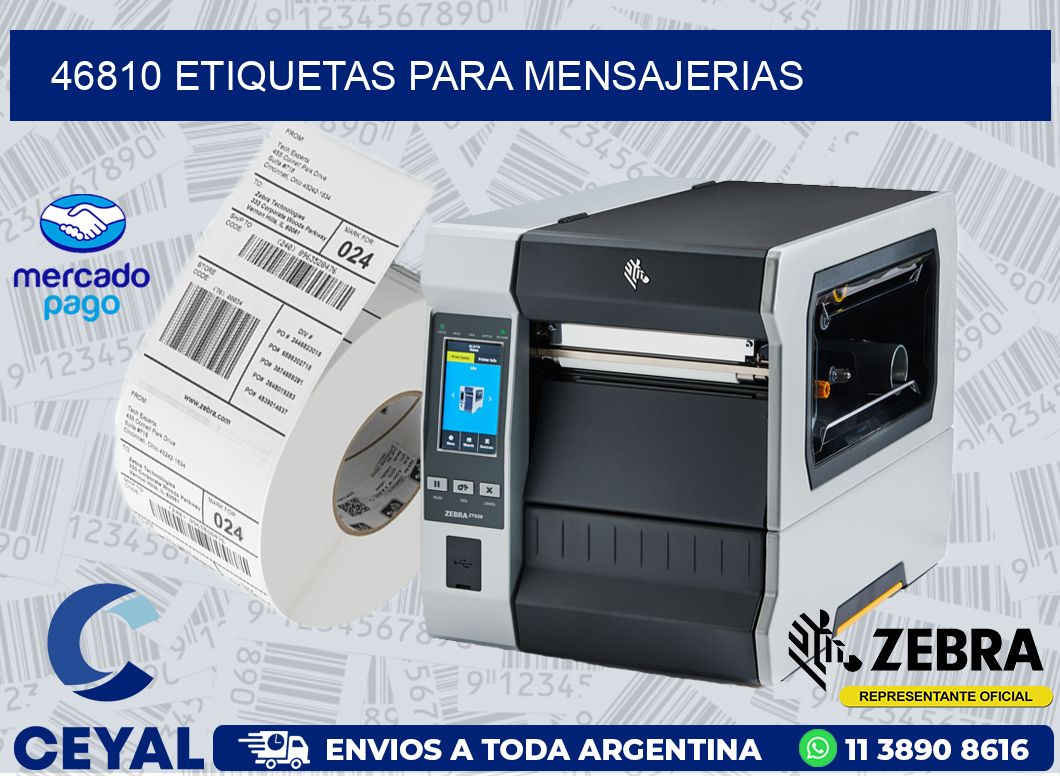 46810 ETIQUETAS PARA MENSAJERIAS