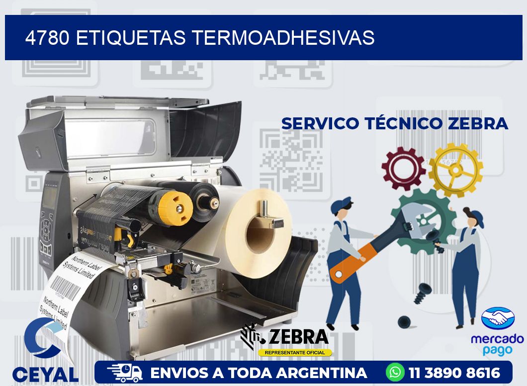 4780 ETIQUETAS TERMOADHESIVAS