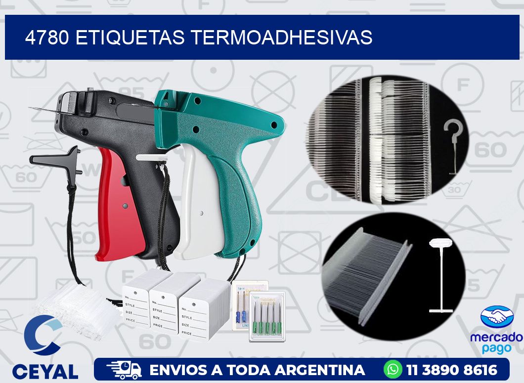 4780 ETIQUETAS TERMOADHESIVAS