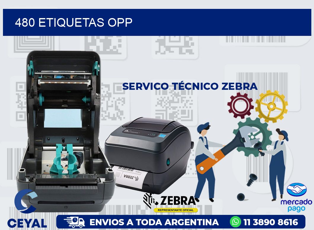 480 ETIQUETAS OPP