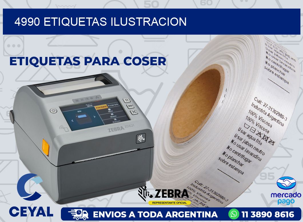 4990 ETIQUETAS ILUSTRACION