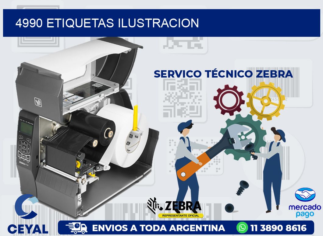 4990 ETIQUETAS ILUSTRACION