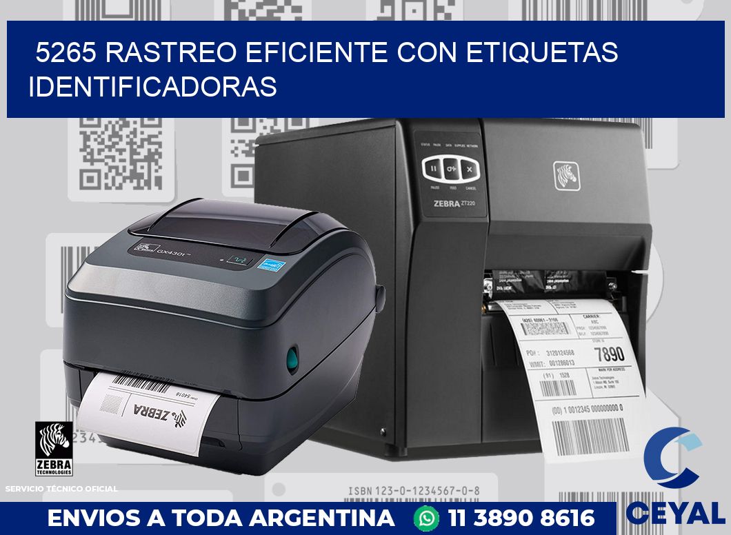 5265 RASTREO EFICIENTE CON ETIQUETAS IDENTIFICADORAS