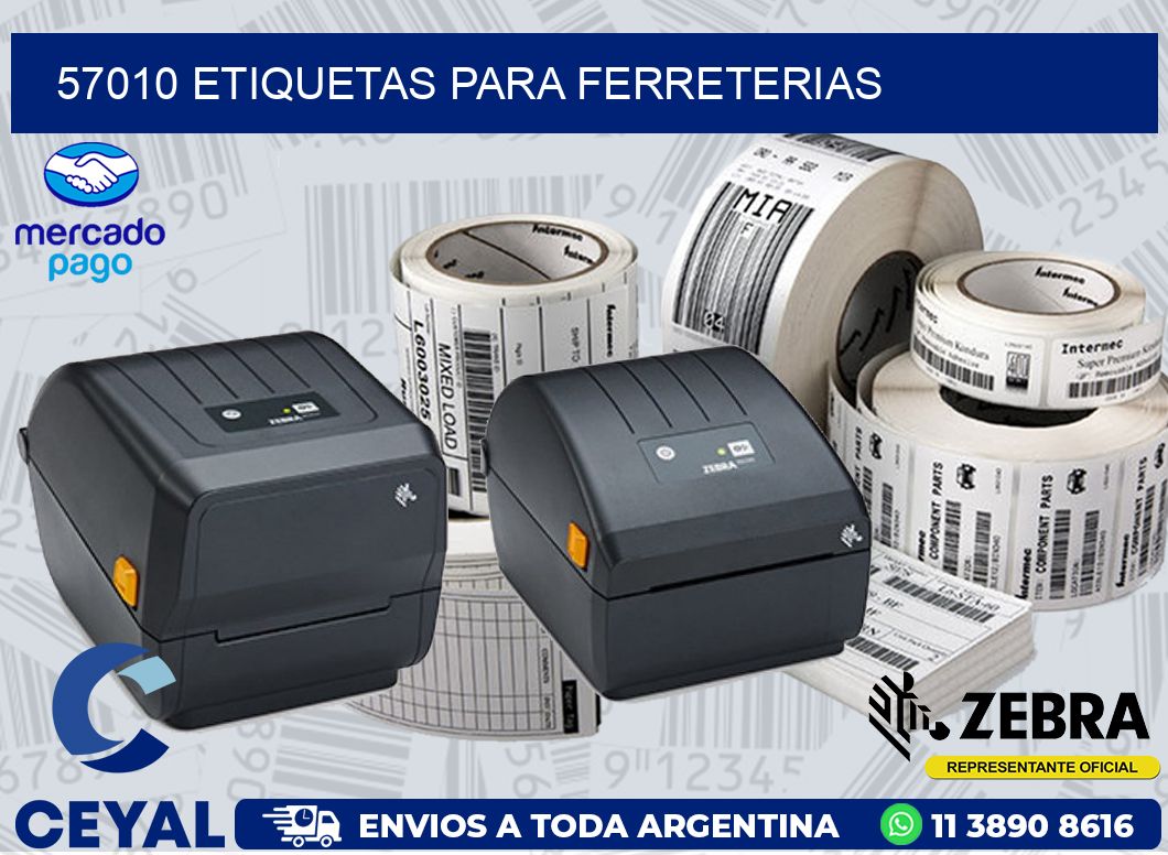 57010 ETIQUETAS PARA FERRETERIAS