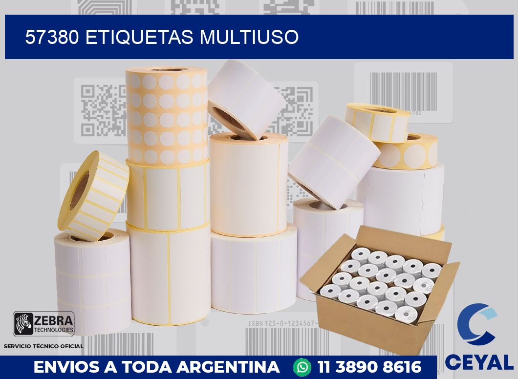 57380 ETIQUETAS MULTIUSO