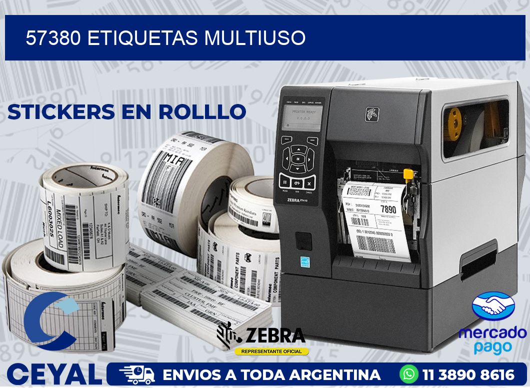 57380 ETIQUETAS MULTIUSO