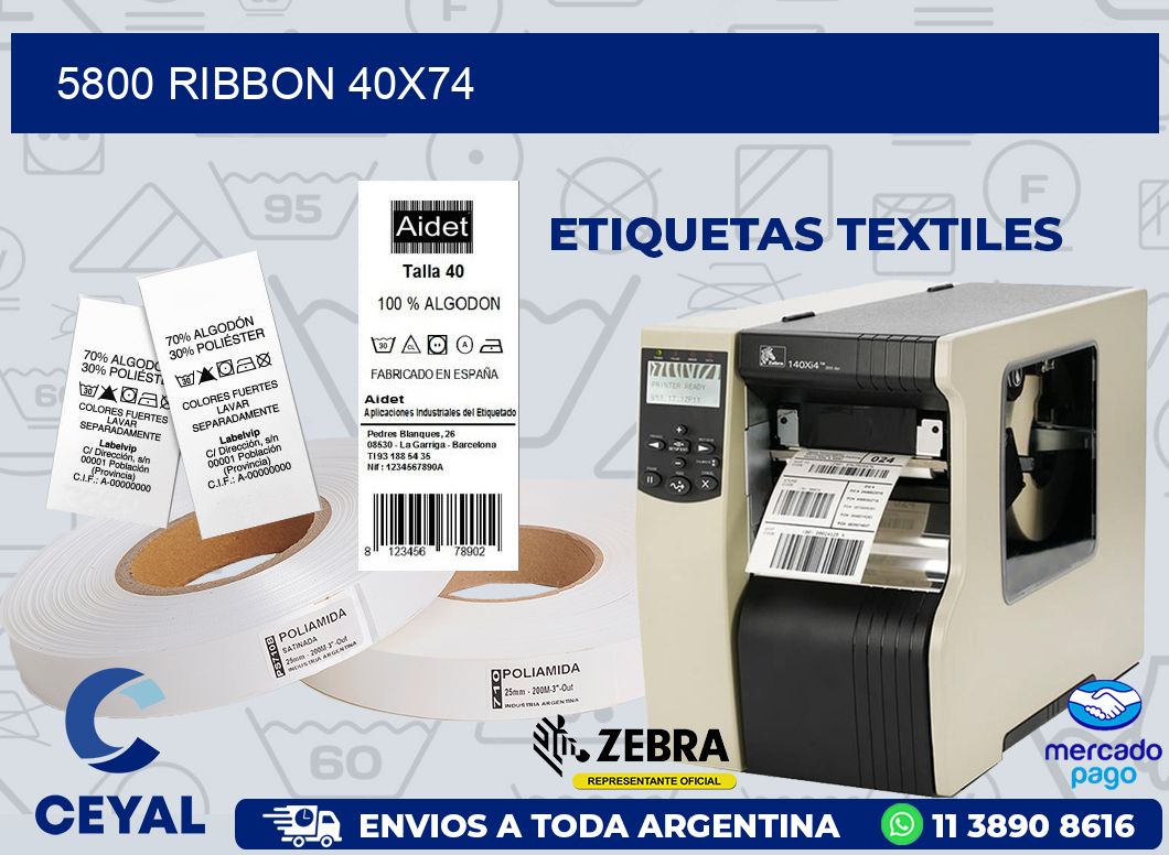 5800 RIBBON 40X74