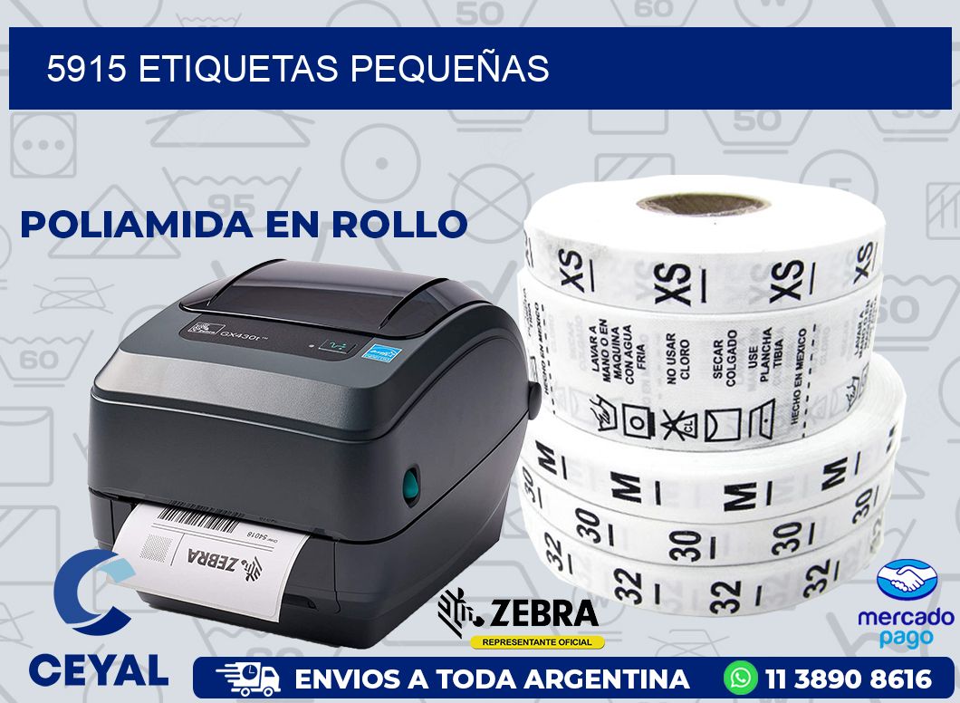 5915 ETIQUETAS PEQUEÑAS