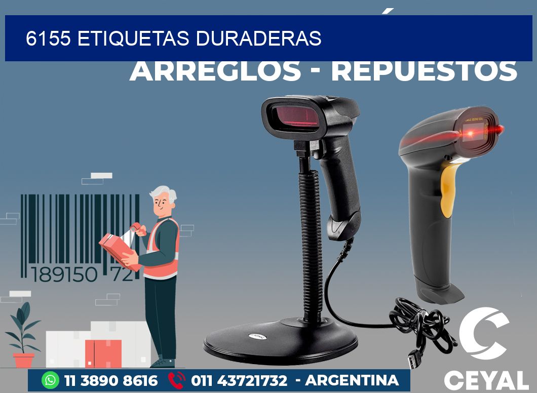 6155 ETIQUETAS DURADERAS