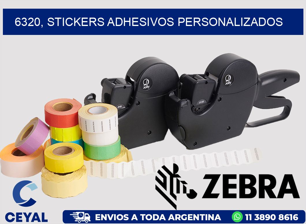6320, stickers adhesivos personalizados