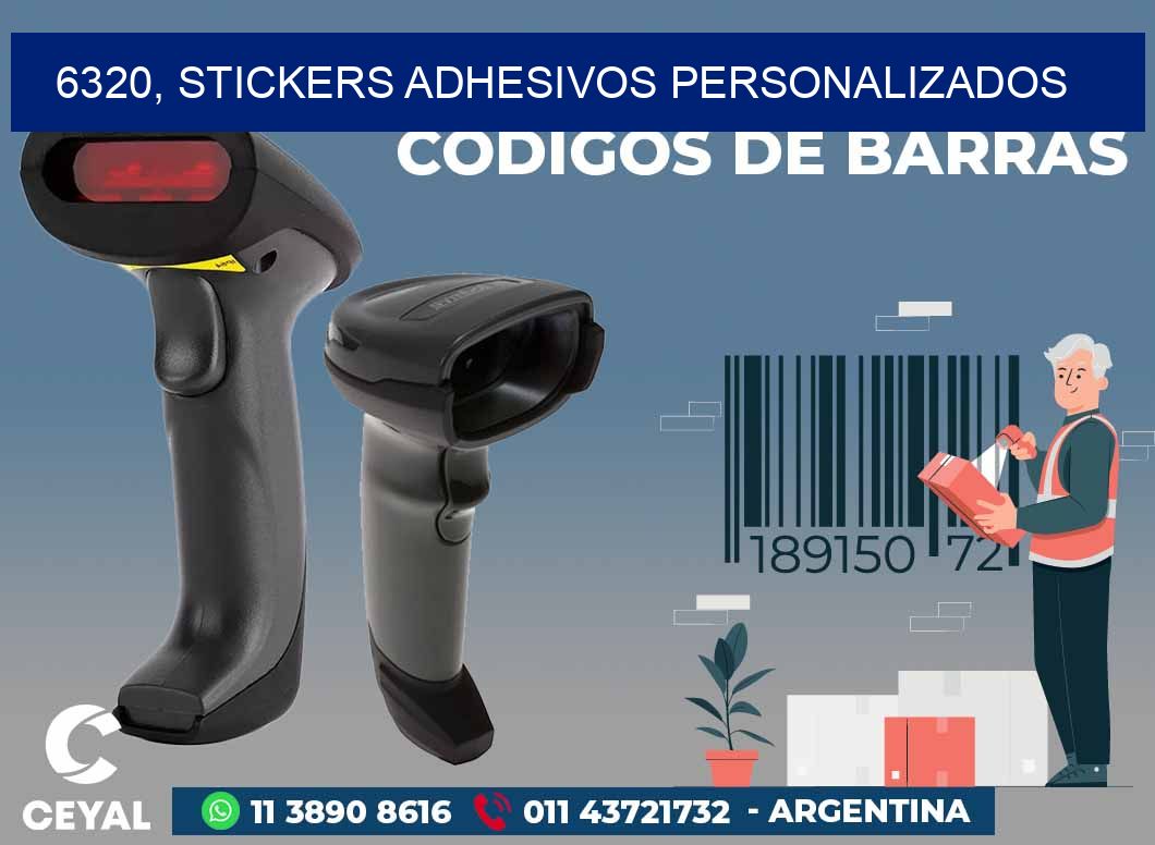 6320, stickers adhesivos personalizados